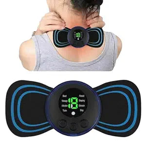 Butterfly Massager Machine for Pain Relief, Rechargeable Full Body TENS Massager with 8 Modes 19 Levels Wireless Vibration Machine