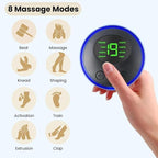 Butterfly Massager Machine for Pain Relief, Rechargeable Full Body TENS Massager with 8 Modes 19 Levels Wireless Vibration Machine