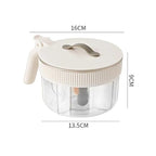 4-in-1 Spice Storage Box, Multi-Compartment Seasoning Container Organiser, Airtight Sealed Salt Pepper Dispenser for Home Cooking - CL-BR-5572