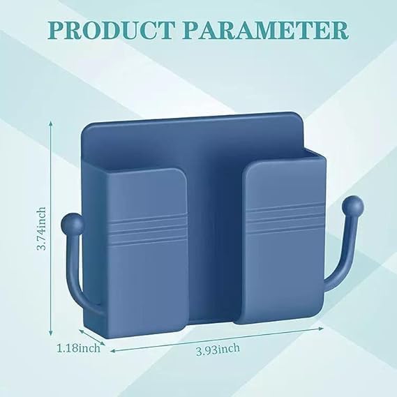 Pack of 4 Wall Mount Self-Adhesive Wall Storage Mobile Holder