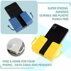 Pack of 4 Wall Mount Self-Adhesive Wall Storage Mobile Holder