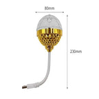 Rotating Magic Ball Light with Lamp Holder Set pack of 1