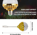 Rotating Magic Ball Light with Lamp Holder Set pack of 1
