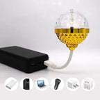 Rotating Magic Ball Light with Lamp Holder Set pack of 1