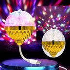 Rotating Magic Ball Light with Lamp Holder Set pack of 1