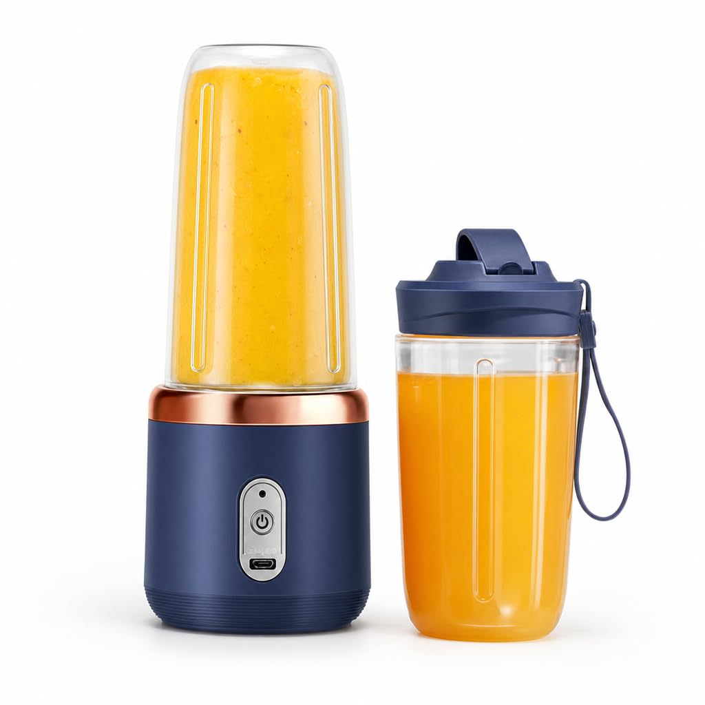 Portable Juicer Blender Makes Smoothies and Fresh Juices Easy with a Mini Mixer