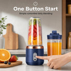 Portable Juicer Blender Makes Smoothies and Fresh Juices Easy with a Mini Mixer