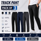 Track Pant Black_Navy Blue_Dark grey Pack Of 3