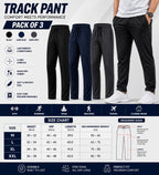 Track Pant Black_Navy Blue_Dark grey Pack Of 3