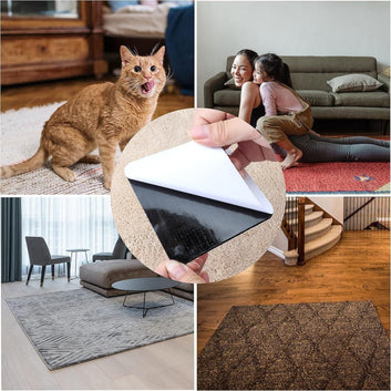 Reusable Double Sided Non Slip Carpet/ Car Tape (Pack of 10, 20 pcs)