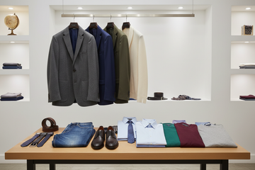 create a image of men's clothes collection pretty