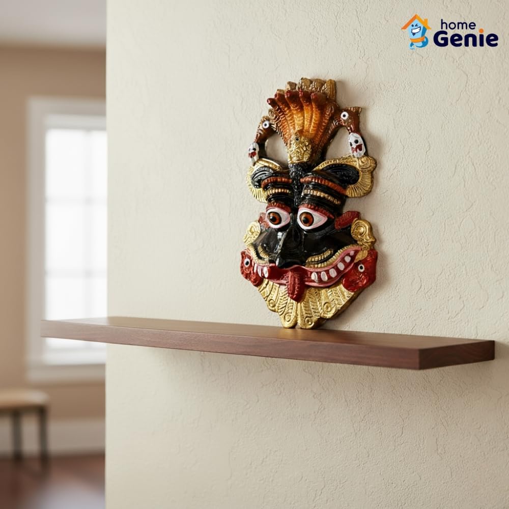 Keerthi Mukha Wall Hanging | Traditional Protective Mask |Hindu Vastu Symbol