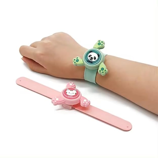 1Pc Fidget Wrist Band for Kids with LED Light Up Silicone Strap (random colour)